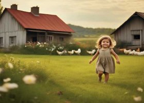 儿童生活故事的作品 - 一个农村儿童生活的故事