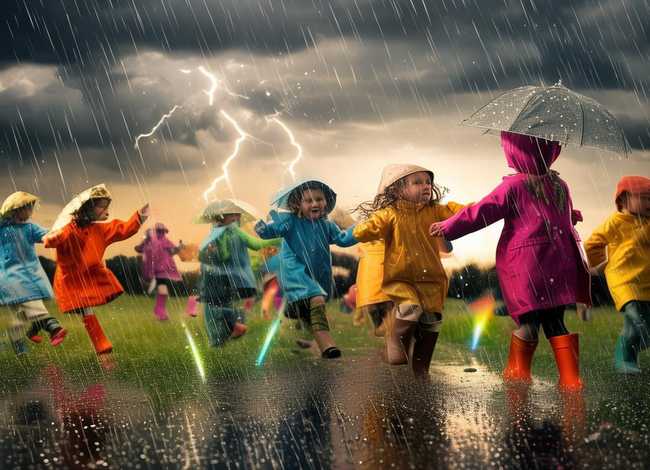关于打雷下雨的儿童故事 关于打雷下雨的儿歌