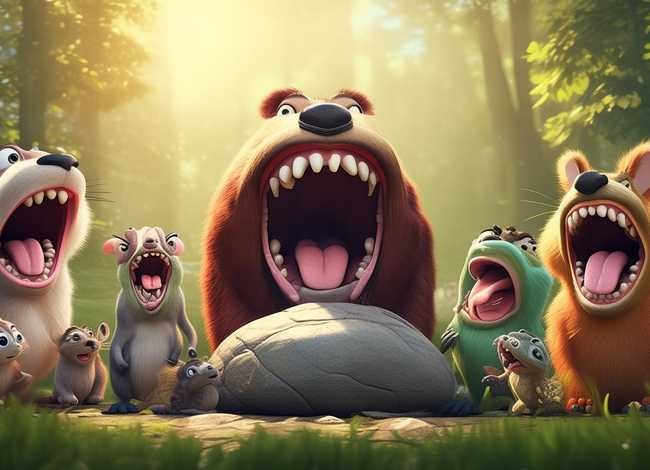 谁的嘴巴绘本故事（故事谁的嘴巴大的道理）