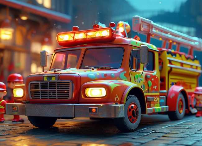 3-6岁幼儿睡前消防故事；睡前故事幼儿故事大全消防车