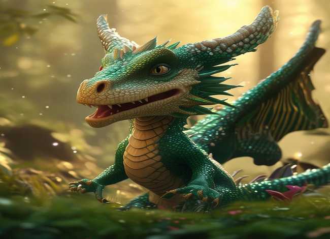 儿童故事小孩变成牛；小孩变成龙的故事