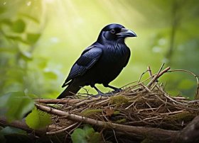 儿童故事乌鸦学搭窝 乌鸦搭窝的故事