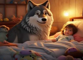 大灰狼故事睡前儿童0-3岁视频（大灰狼的故事睡前故事视频）