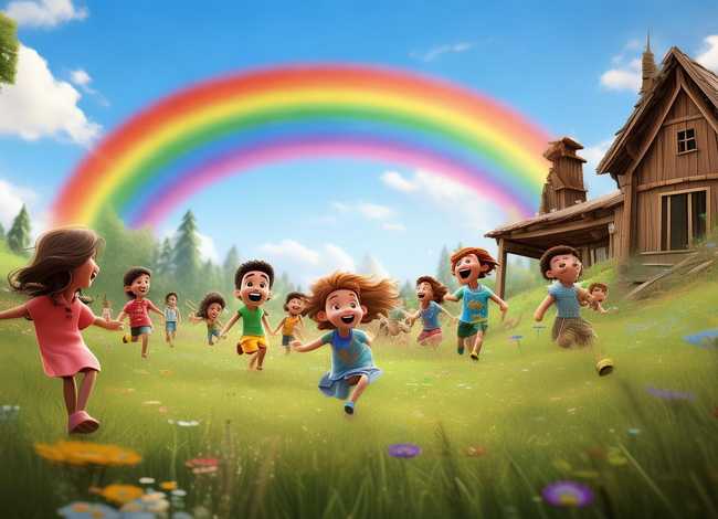 儿童故事有彩虹、和彩虹有关的幼儿故事