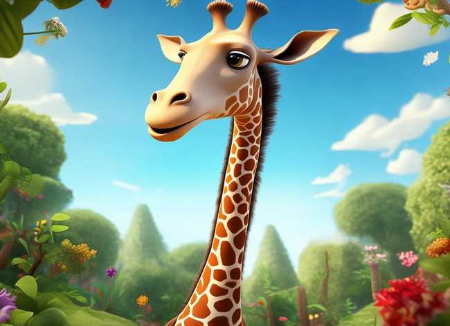 幼儿故事长 幼儿故事长颈鹿的长脖子