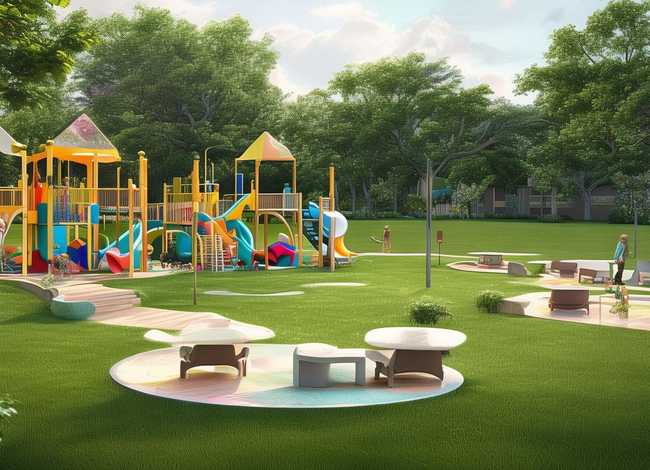 儿童老年人活动场地是否算能计入绿地面积；老年人活动场地设计原则