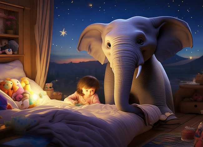儿童大象睡前故事 - 大象睡前小故事