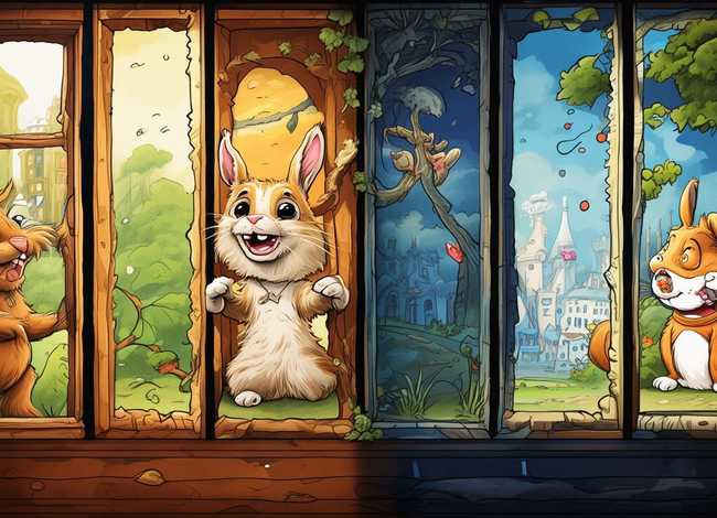 四格连环画小故事；四格连环画小故事大全