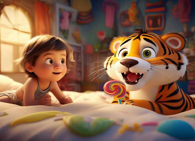 老虎吃糖睡前故事儿童(幼儿故事老虎吃糖) 老虎吃糖睡前故事儿童(幼儿故事老虎吃糖)