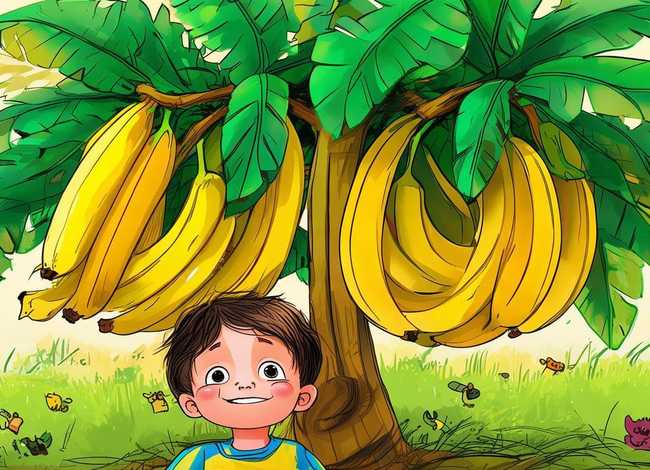香蕉的故事儿童画 关于香蕉的幼儿绘本故事 香蕉的故事儿童画 关于香蕉的幼儿绘本故事