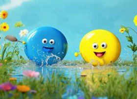 儿童故事小蓝和小黄（幼儿故事小蓝和小黄）