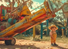 吊车的故事儿童 - 吊车的故事幼儿故事