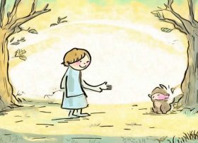 美德故事简笔画；美德故事简笔画图片