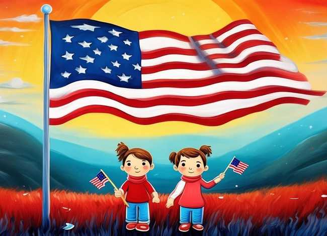 爱国故事儿童绘画 - 爱国故事绘画作品 爱国故事儿童绘画 - 爱国故事绘画作品