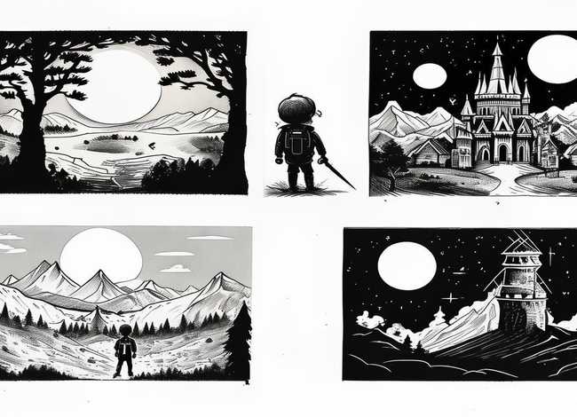 故事画4一6个画面简笔 - 故事画4一6个画面简笔画 故事画4一6个画面简笔 - 故事画4一6个画面简笔画