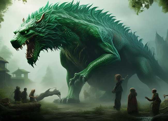 儿童年兽的传说故事 年兽的故事传说视频