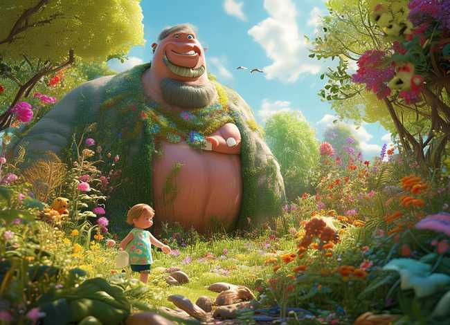 儿童睡前故事巨人的花园、幼儿故事巨人的花园