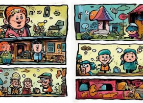 小故事连环画简笔画，小故事连环画简笔画怎么画