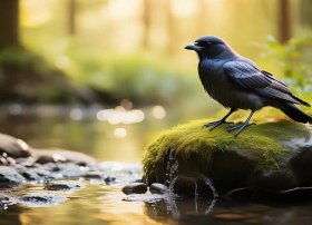 儿童睡前故事乌鸦喝水文字（少儿睡前故事乌鸦喝水）