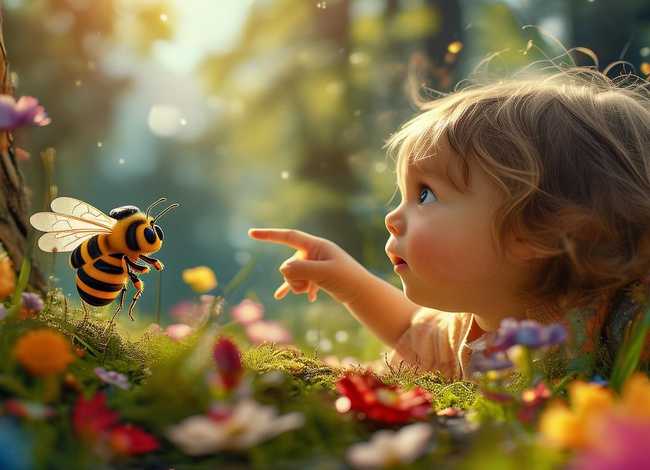 儿童故事我的爸爸是一只小虫子；我的爸爸是一只小蜜蜂