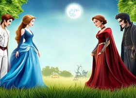 好公主和坏公主的儿童故事、好公主和坏王子的故事