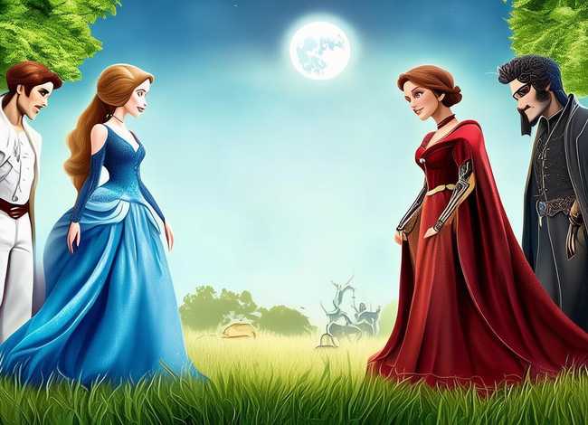 好公主和坏公主的儿童故事、好公主和坏王子的故事