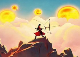 后羿射日儿童视频（后羿射日儿童动画）