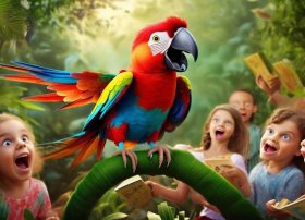鹦鹉的故事儿童故事；鹦鹉的故事笑话