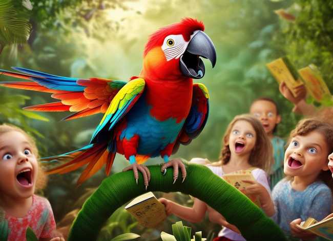 鹦鹉的故事儿童故事；鹦鹉的故事笑话