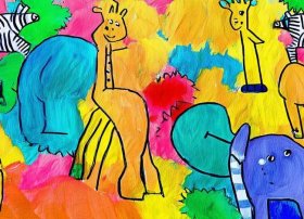 儿童画动物的故事；儿童画动物的简单画法