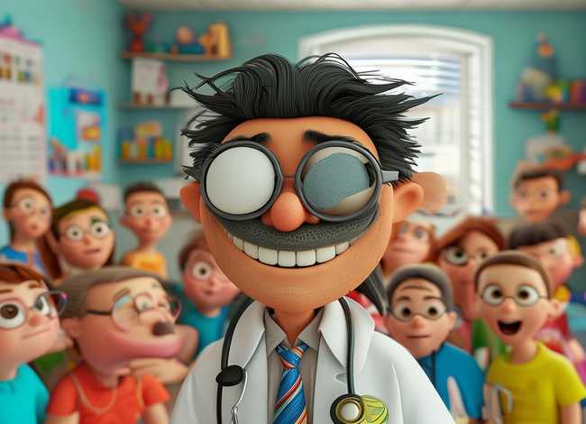 大班儿童故事糊涂医生 - 糊涂医生故事 幼儿园大班