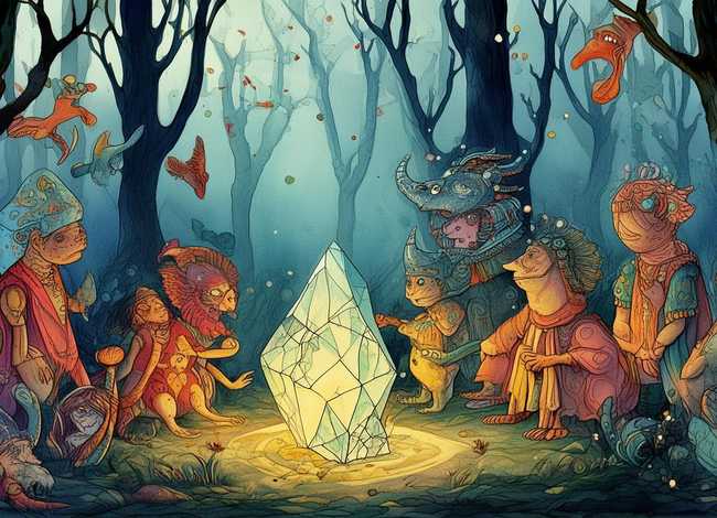 民间神话故事插画 民间神话故事插画手绘 民间神话故事插画 民间神话故事插画手绘