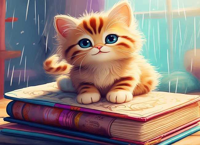 小猫故事绘本，小猫故事绘本图片