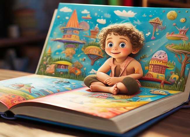 儿童故事带图案；带图案的故事书儿童