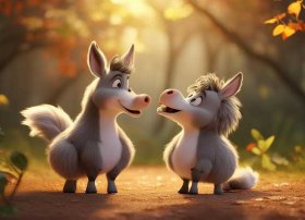 儿童故事小毛驴和狐狸（毛驴和狐狸的故事）