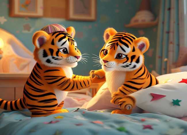儿歌两只老虎睡前故事，儿歌两只老虎睡前故事视频