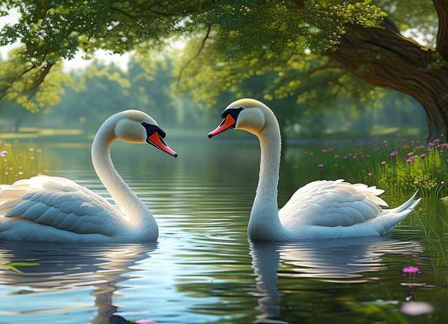 天鹅的故事绘本；天鹅的故事绘本图片