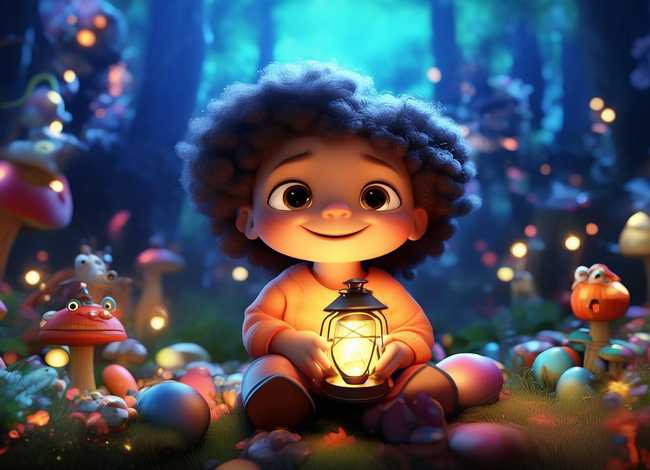 可爱儿童故事图片，可爱小故事图片