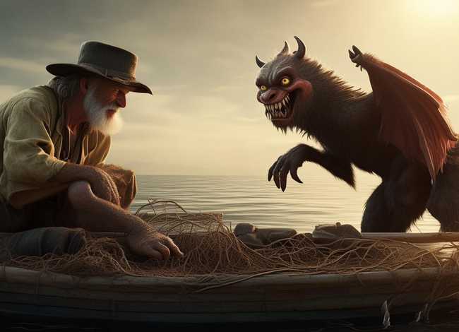 儿童经典故事渔夫和魔鬼（经典启蒙寓言故事《渔夫和魔鬼》）