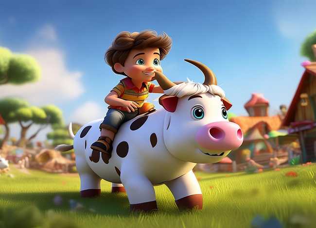 儿童故事牛奶神探 - 奶牛故事幼儿