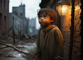 贫困儿童故事 - 贫困小孩的故事