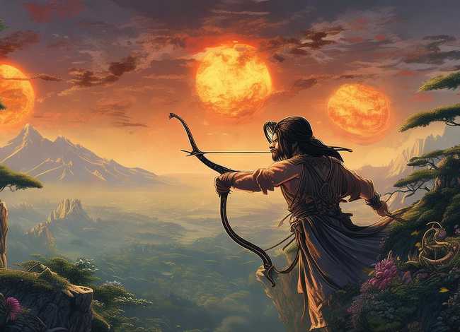 兔小贝故事后羿射日、后羿射日的故事小故事视频