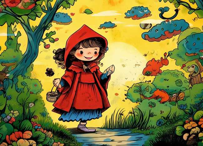 小红帽儿童故事ppt课件 小红帽绘本ppt课件