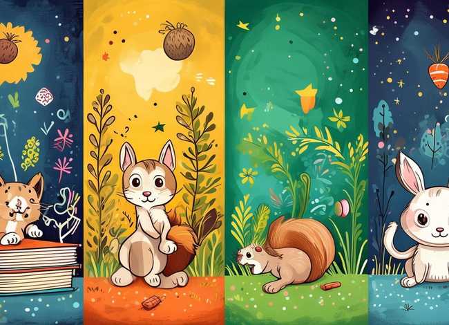 绘本四格小故事（绘本四格小故事视频）