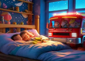 消防车故事儿童睡前篇、睡前故事消防车的故事在线听