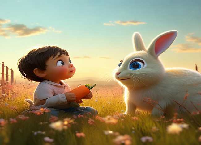 幼儿睡前故事书守株待兔，睡前故事幼儿故事大全守株待兔