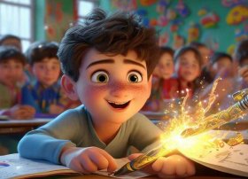 儿童故事神笔马良二年级；二年级神笔马良故事内容完整版