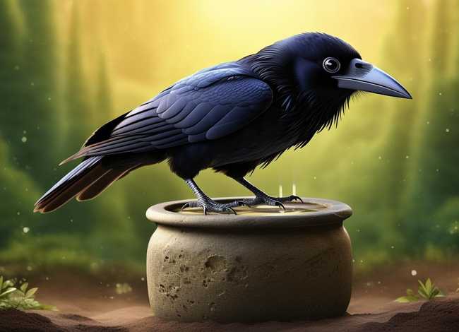 《乌鸦喝水》儿童故事（《乌鸦喝水》的故事,幼儿益智早教,你听过吗）