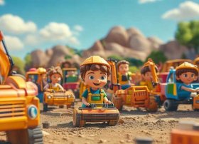 挖掘机儿童动画视频全集免费观看、挖掘机儿童动画片全集