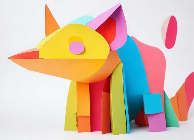 纸雕塑作品儿童 简单；纸雕塑作品儿童 简单图片